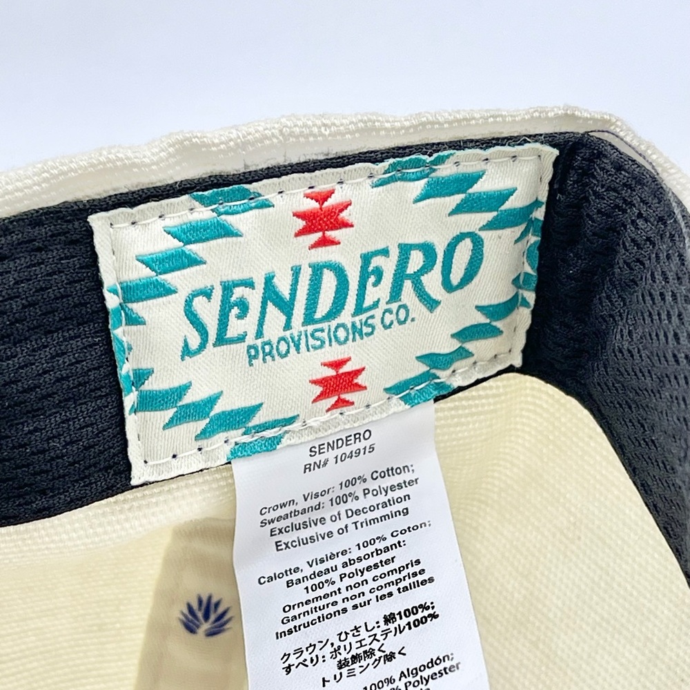 NEW Sendero Provisions La Javelina Flat Bill Rope Rodeo SnapBack Hat Adult OSFM - Picture 12 of 12